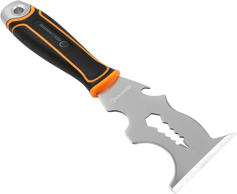 Rolling Dog 14-IN-1 Painter's Tool-Stainless Paint Scraper, Paint Roller Cleaner, Putty Knife, Multi-Use Painters Tool for Painting Home Improvement - Image 1